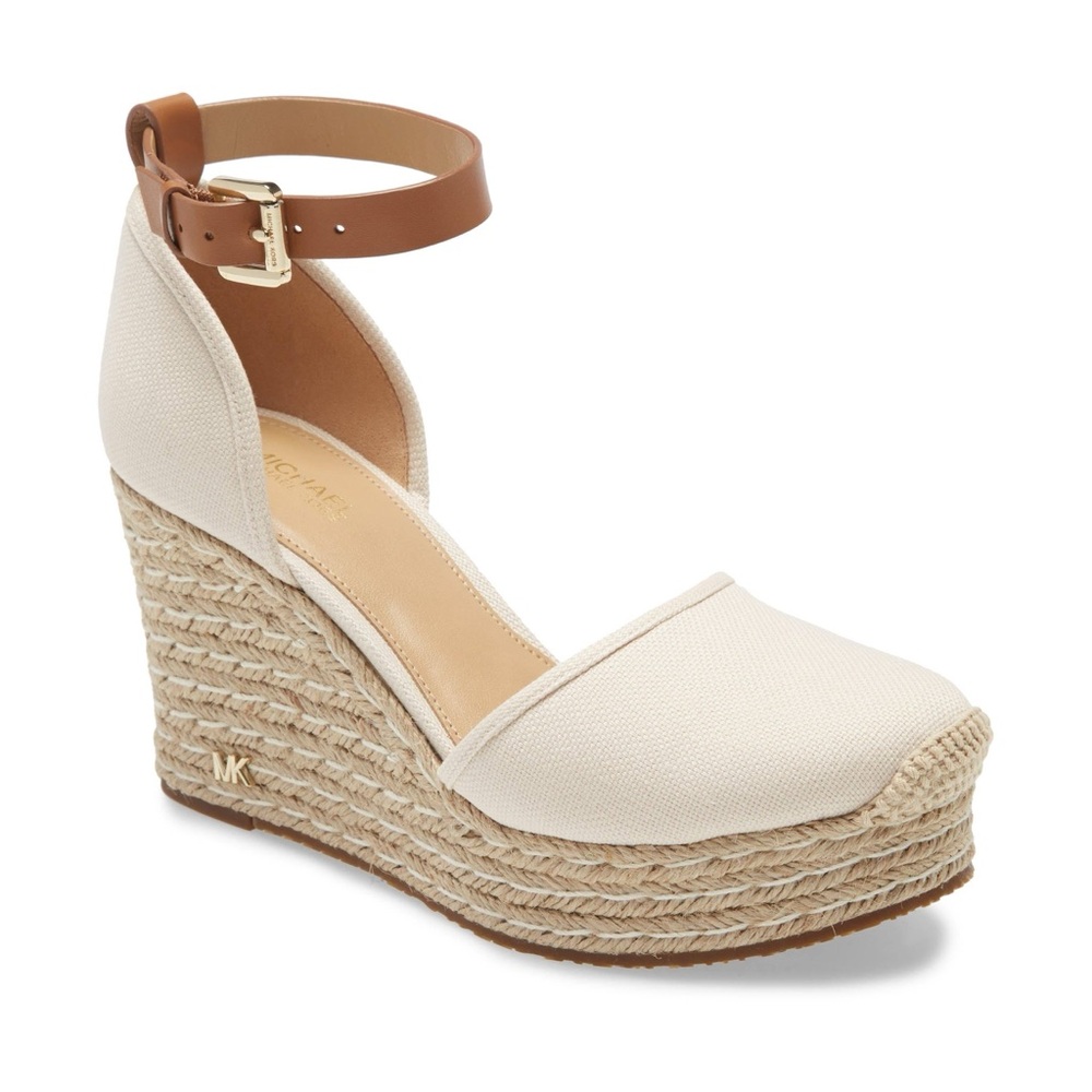 Michael Kors White Espadrille Sandals - Size 6 - NWOT